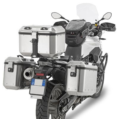 Hliníkový topcase Givi Trekker Dolomiti 46l, stříbrný