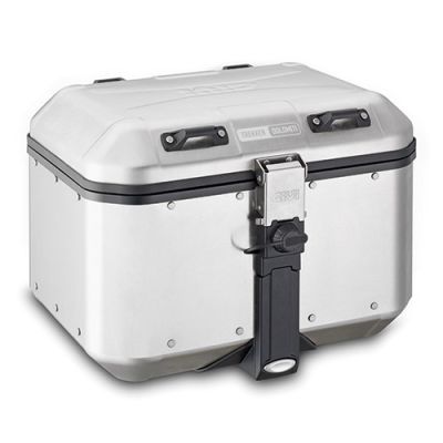 Hliníkový topcase Givi Trekker Dolomiti 46l, stříbrný