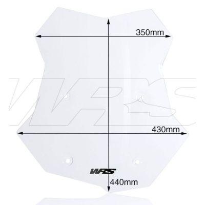 Plexi WRS 44cm pro BMW F750GS, čiré