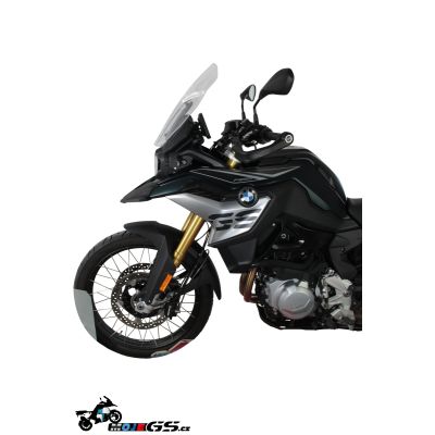 Plexi MRA Touring 45cm pro BMW F850GS, čiré