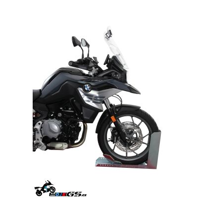Plexi MRA VarioTouring 47cm s deflektorem pro BMW F750GS, čiré