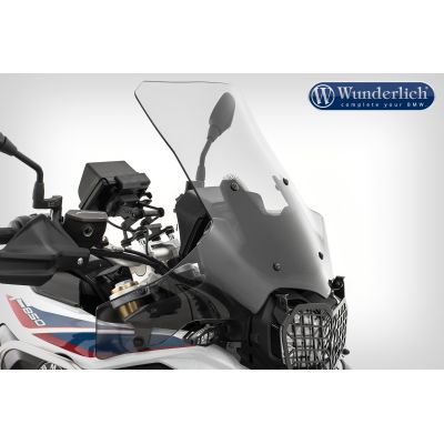 Vysoké a široké cestovní plexi Wunderlich Extreme 46cm pro BMW F750GS, čiré