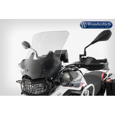 Vysoké a široké cestovní plexi Wunderlich Extreme 46cm pro BMW F750GS, čiré