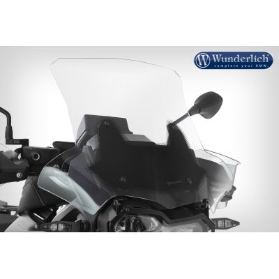 Vysoké cestovní plexi Wunderlich Marathon 46cm pro BMW F750GS, čiré