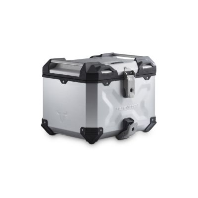 ALU topcase SW-Motech Trax Adventure 38l + plotna pro R1250GS Adventure, R1200GS Adventure LC 2014-2018, stříbrný
