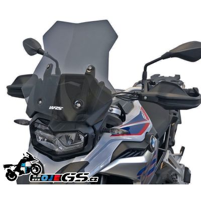 Plexi WRS 44cm pro BMW F850GS, tmavě kouřové