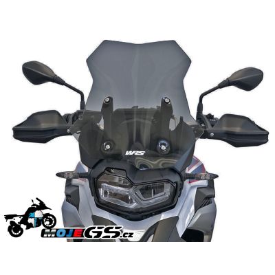 Plexi WRS 44cm pro BMW F750GS, tmavě kouřové