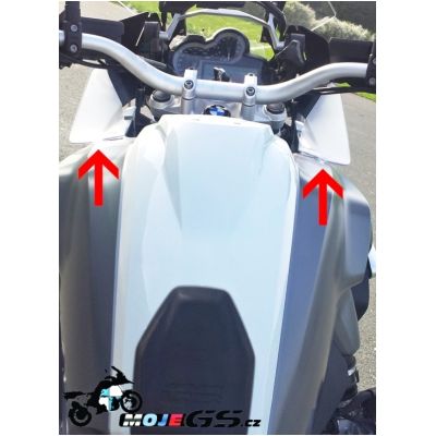 Boční deflektory WRS pro R1250GS/A, R1200GS/A LC 2013-2018, černé matné