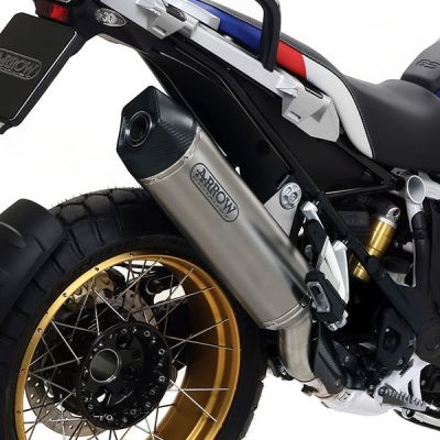 Výfuk Arrow Titanium pro R1250GS/A LC 2018+, stříbrný