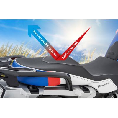 Standardní zadní sedlo Wunderlich Aktivkomfort pro R1250GS/A, R1200GS/A LC 2013-2018, edice HP