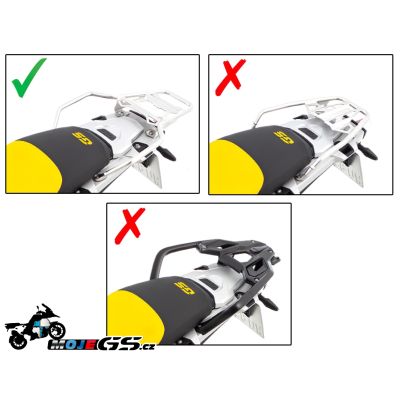 Kovová plotna SW-Motech ADV Rack pro BMW R1250GS Adventure, R1200GS Adventure LC 2014-2018 F850GS Adventure