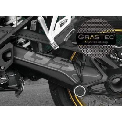 Designové ochranné polepy 40 Years GS pro BMW R1250GS 2018+, R1200GS LC 2017-2018, šedé