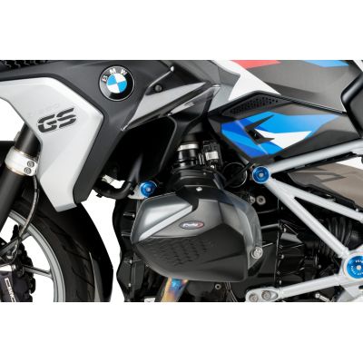 Ochranné kryty víka ventilů Puig pro R1250GS/A 2018+, černé