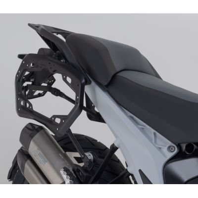 ALU velké boční kufry SW-Motech Trax Adventure + nosiče pro R1300GS 2023+, stříbrné
