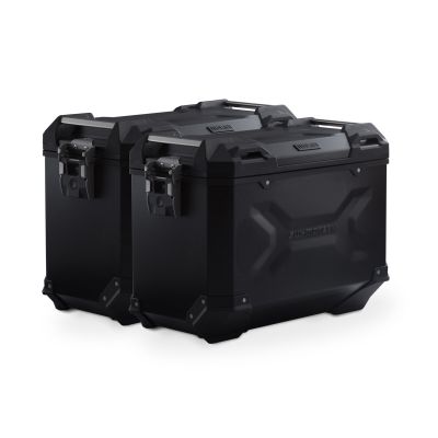 3x ALU kufry SW-Motech Trax Adventure + tašky + nosiče pro R1300GS 2023+, černé