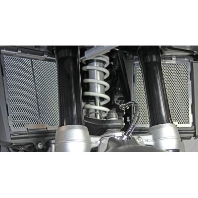 Kryty chladičů Hornig pro BMW R1300GS 2023+, stříbrné