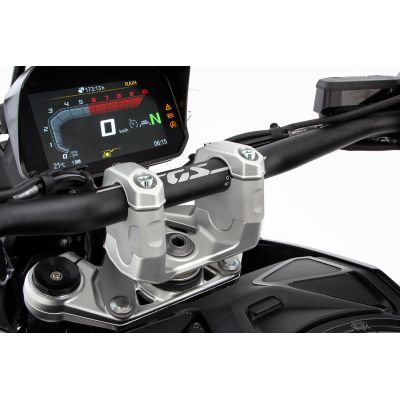 Zvýšení řídítek Wunderlich o 40mm nahoru pro R1300GS 2023+, stříbrné