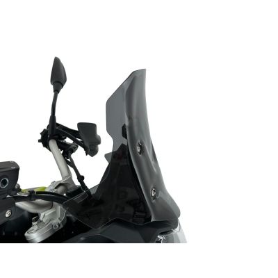 Plexiglass WRS Touring 35.5cm for BMW F900GS 2023+, dark smoked