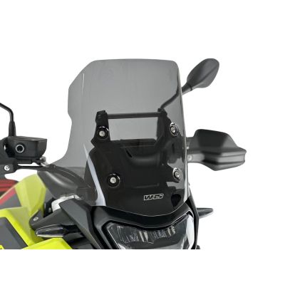 Plexiglass WRS Touring 35.5cm for BMW F900GS 2023+, dark smoked