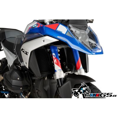 Protective stickers for the front forks of BMW R1300GS/A 2023+, blue-red