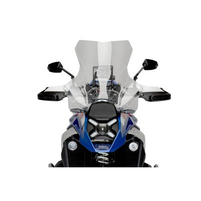 High touring screen Puig 62cm for BMW R1300GS 2023+ (with ACC), clear with contour graphics