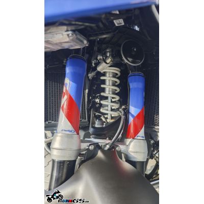 Protective stickers for the front forks of BMW R1300GS/A 2023+, blue-red