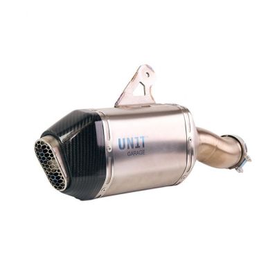 Unit Garage exhaust for R1300GS 2023+, silver
