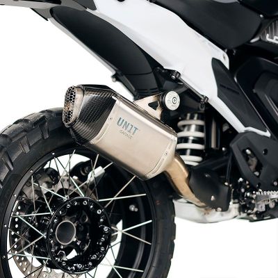 Unit Garage exhaust for R1300GS 2023+, silver