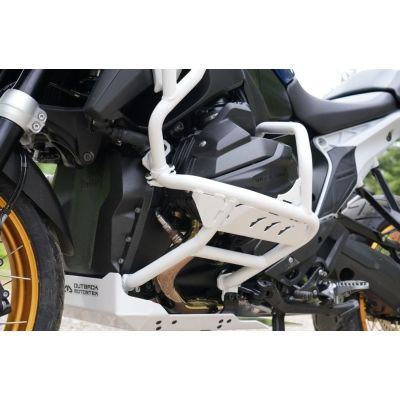 Spodní padací rámy Outback Motortek pro BMW R1300GS 2023+, bílé