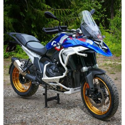 Upper crash bars Outback Motortek for BMW R1300GS 2023+, white