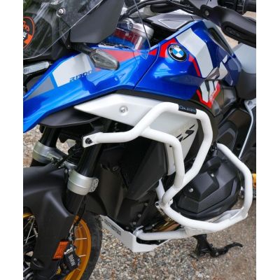 Horní padací rámy Outback Motortek pro BMW R1300GS 2023+, bílé