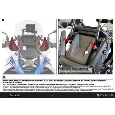 Rámeček proti krádeži TFT displeje pro R1300GS/A 2023+