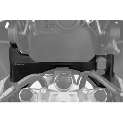 Wunderlich cockpit cover against noise from the front wheel for R1250GS/A 2018-2024, R1200GS/A LC 2013-2018