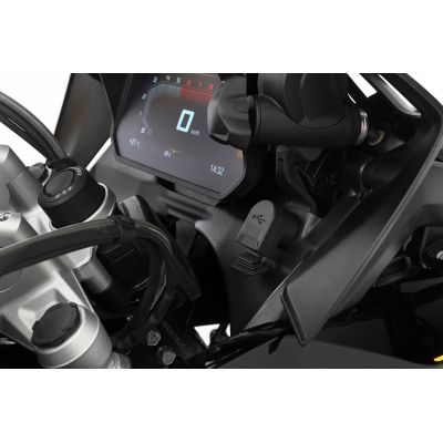Wunderlich cockpit cover against noise from the front wheel for R1250GS/A 2018-2024, R1200GS/A LC 2013-2018