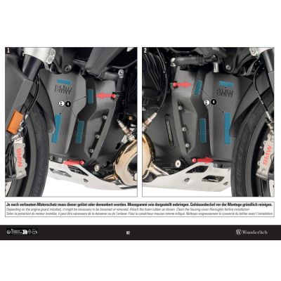 Velký přední kryt prsou motoru Wunderlich pro R1300GS/A 2023+