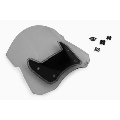 Wunderlich Marathon Plexiglass 41.5cm for BMW R1300GS/A 2023+ (with ACC), lightly tinted