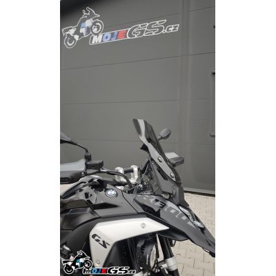Plexi WRS Caponord 43cm for BMW R1300GS/A 2023+ (with ACC), lightly smoked