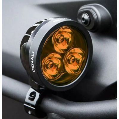Krycí skla pro přídavná LED Denali D3, oranžová