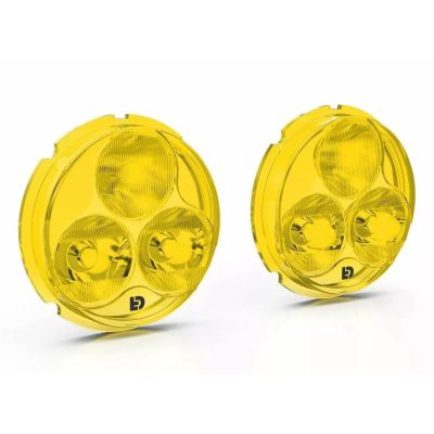 Krycí skla pro přídavná LED Denali D3, žlutá