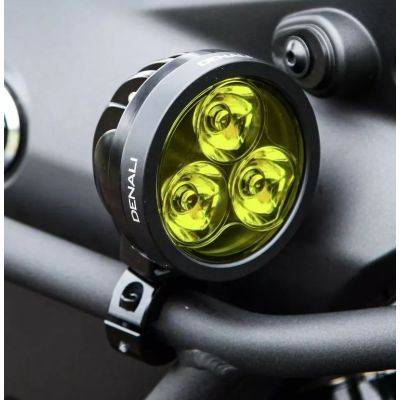 Krycí skla pro přídavná LED Denali D3, žlutá
