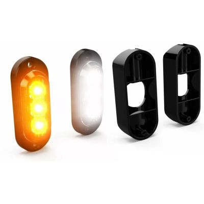 Přídavné přední blinkry a poziční LED světla Denali T3 pro montáž na padací rám