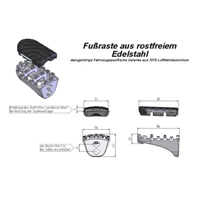 Enduro stupačky SW-Motech pro R1200GS/A 2004-2012, R1150GS/A, R1100GS