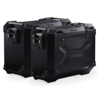 45+37l ALU side cases SW-Motech Trax Adventure + carriers for F900GS 2024+, black