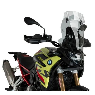 Plexi Puig Touring 44cm with deflector for BMW F900GS 2023+, light smoke