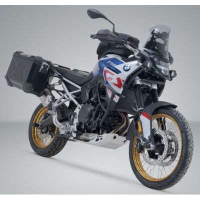 3x ALU kufry SW-Motech Trax Adventure + nosiče + tašky pro F900GS 2024+, černé