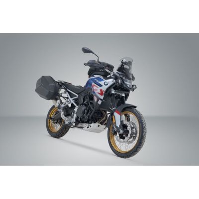 2x 25l side cases SW-Motech AERO + racks for F900GS 2024+, black