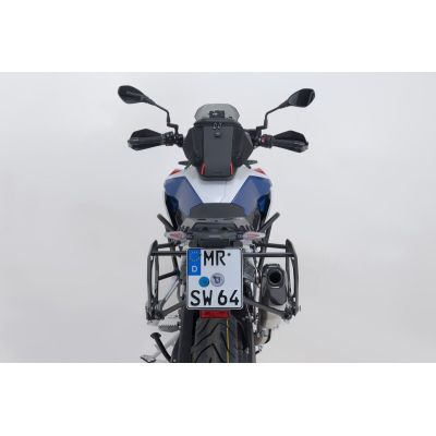 2x 25l side cases SW-Motech AERO + racks for F900GS 2024+, black