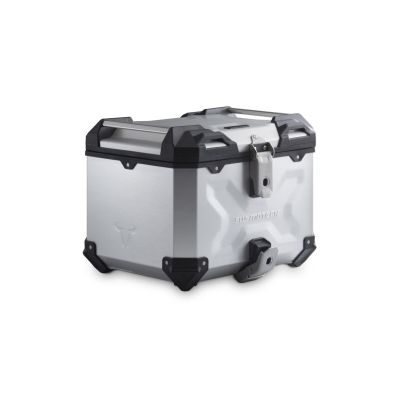 SW-Motech Trax Adventure 38L Aluminum Topcase + Plate for F900GS 2024+, Silver