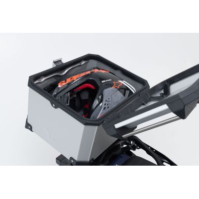 SW-Motech Trax Adventure 38L Aluminum Topcase + Plate for F900GS 2024+, Silver