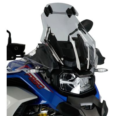 Přídavný nastavitelný deflektor Puig Clip-On 9x23cm, lehce kouřový